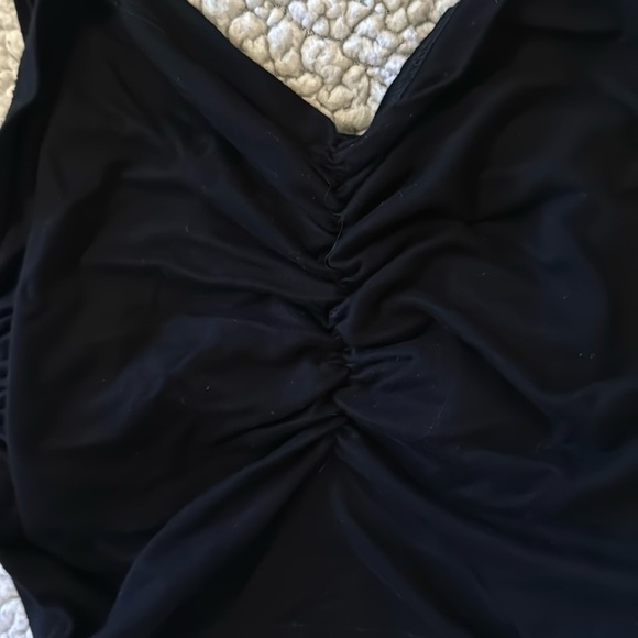 Black Ruched Cami SHEIN - Picture 3 of 5